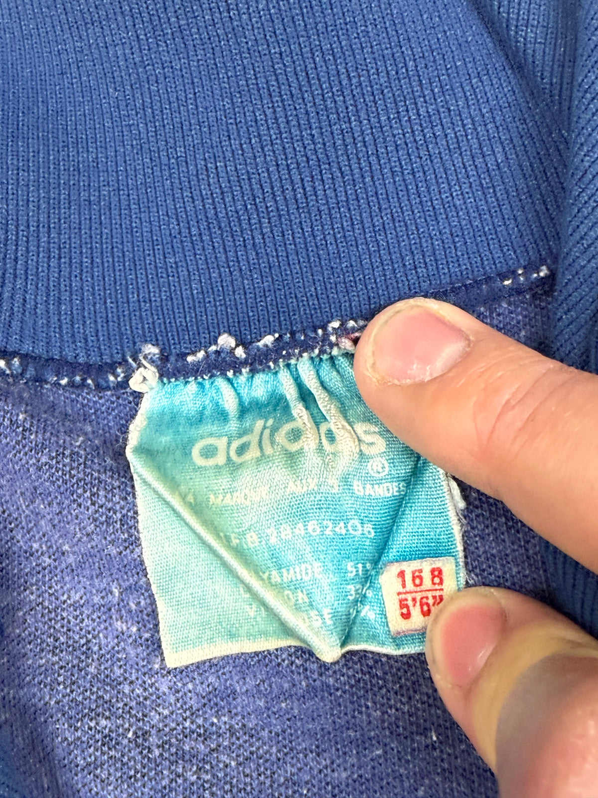 vintage Adidas trackjacket {S}