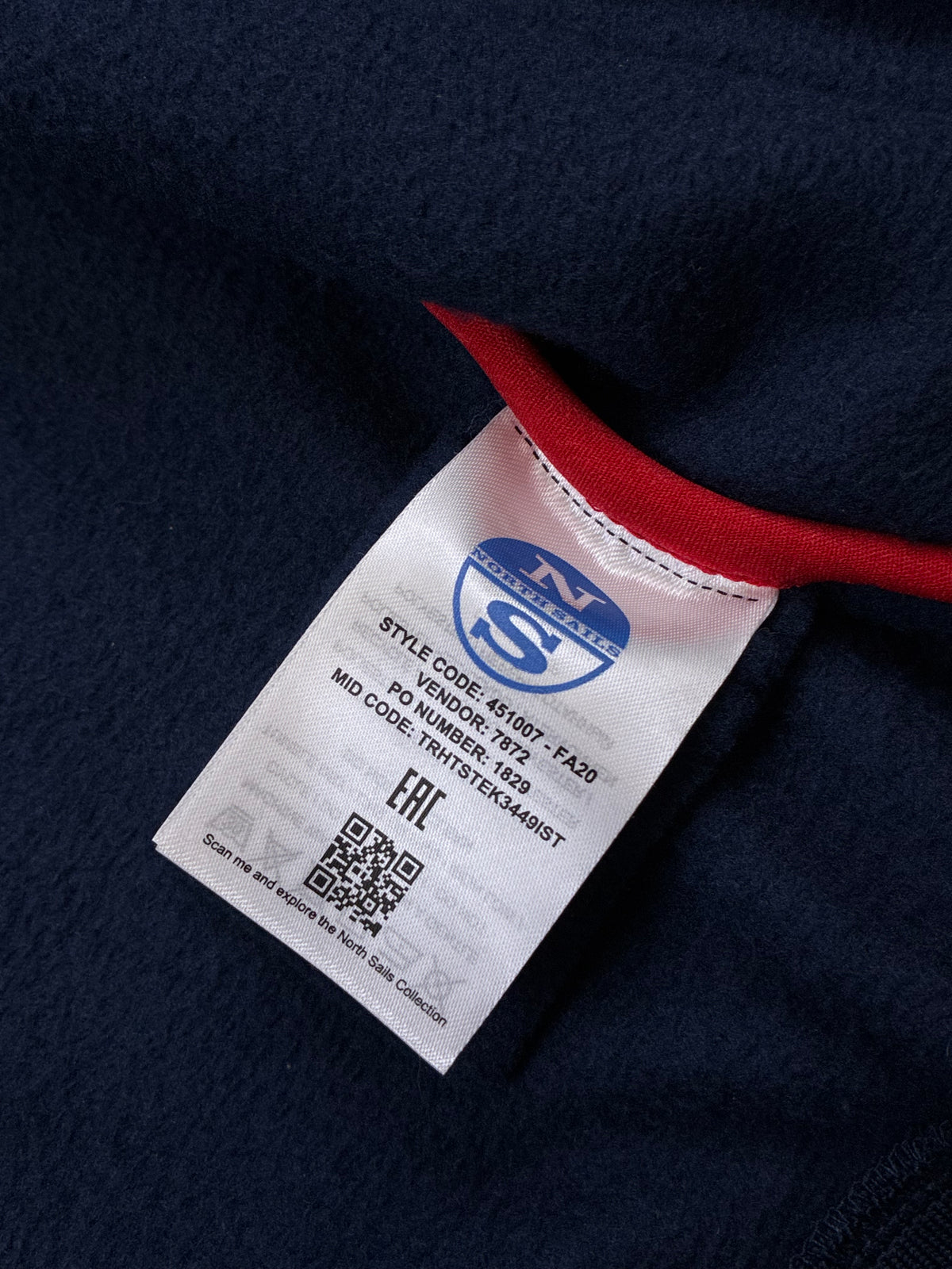 vintage Prada Americas Cup 36 x North Sails sweatjacket {S}