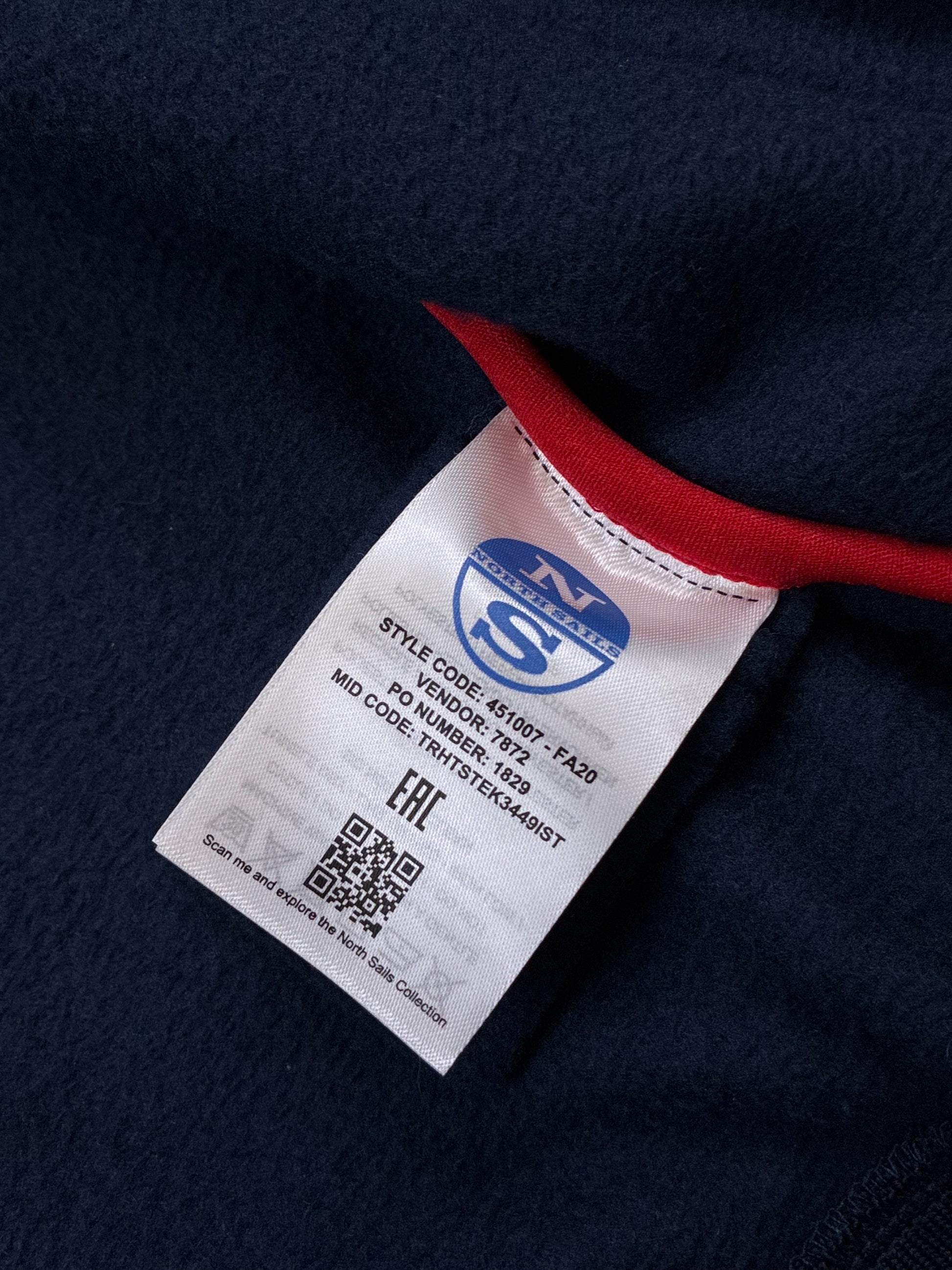 vintage Prada Americas Cup 36 x North Sails sweatjacket {S}