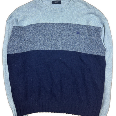 vintage babyblue Burberry knittedsweater {M}