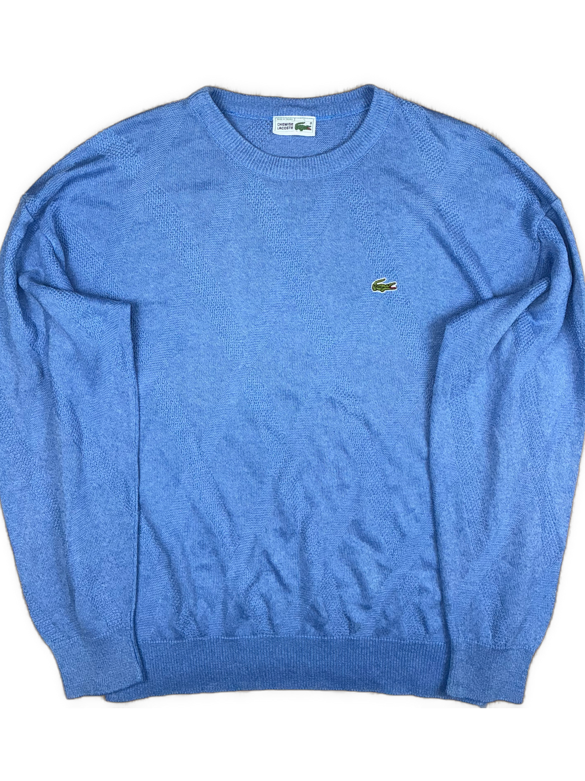 vintage babyblue Lacoste knittedsweater {L}