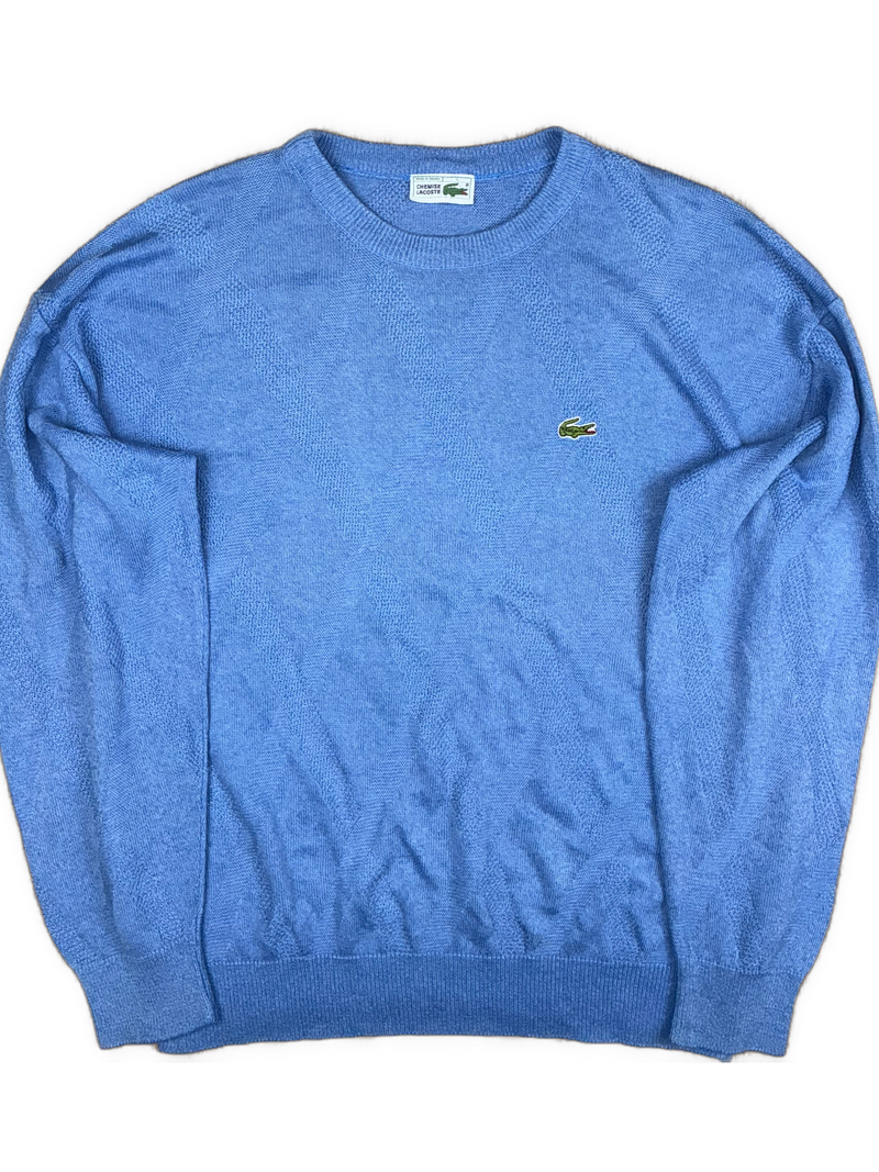 vintage babyblue Lacoste knittedsweater {L}