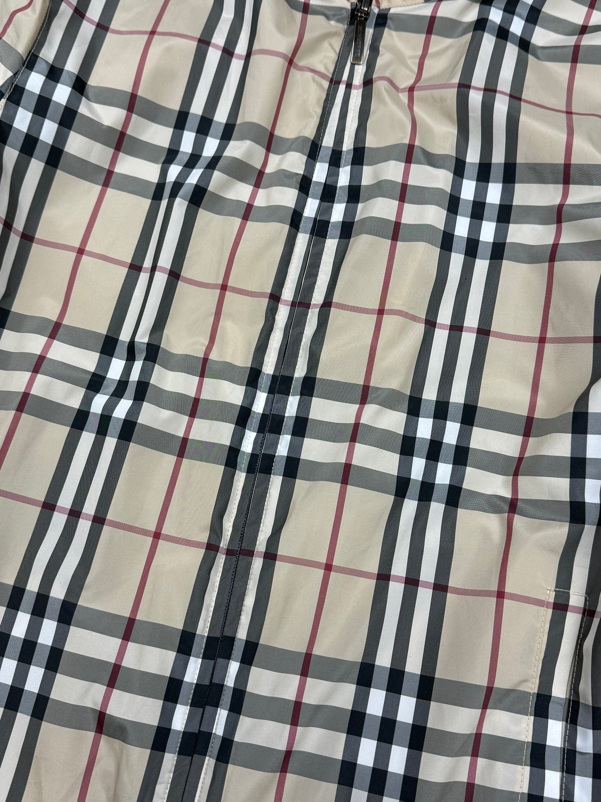 vintage Burberry reversible sweatjacket {S}