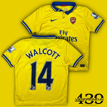 Carica l&#39;immagine nel visualizzatore di Gallery, vintage Nike Fc Arsenal WALCOTT14 2013-2014 away jersey {XS}
