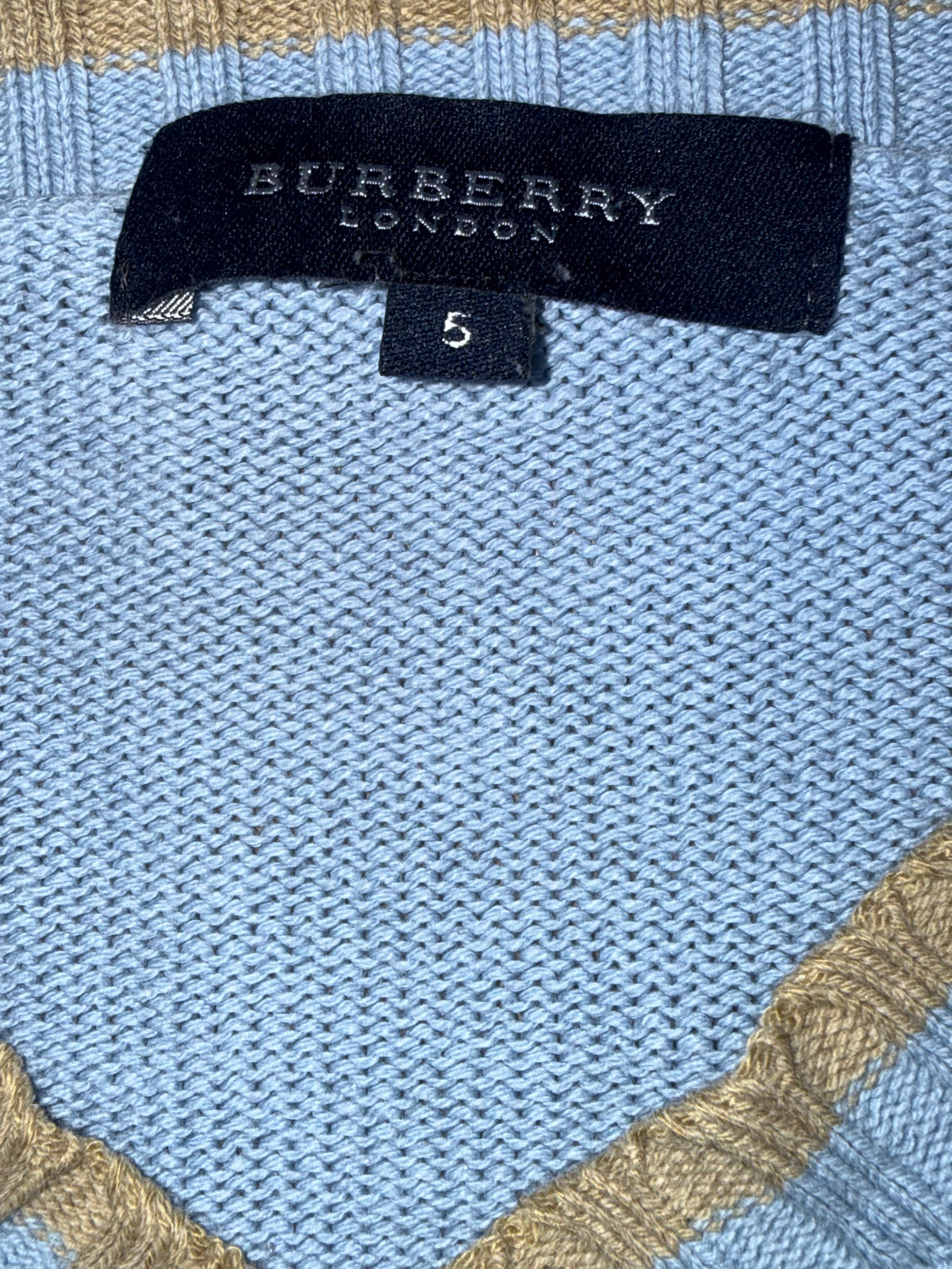vintage Burberry knittedsweater {M}