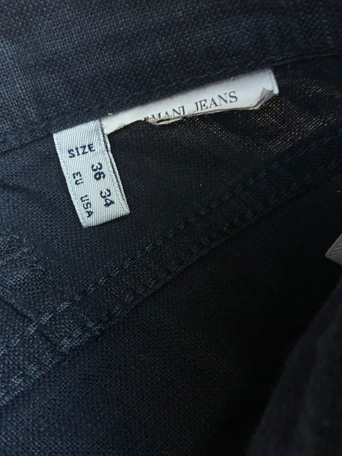 vintage Armani jeans {L}
