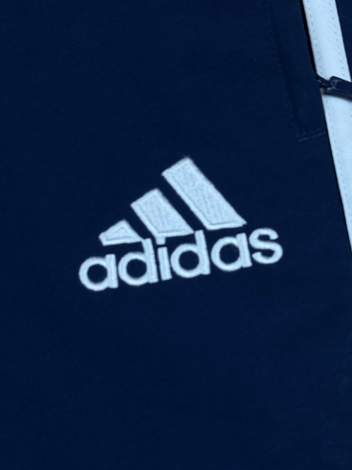 vintage navyblue Adidas Real Madrid trackpants {S}
