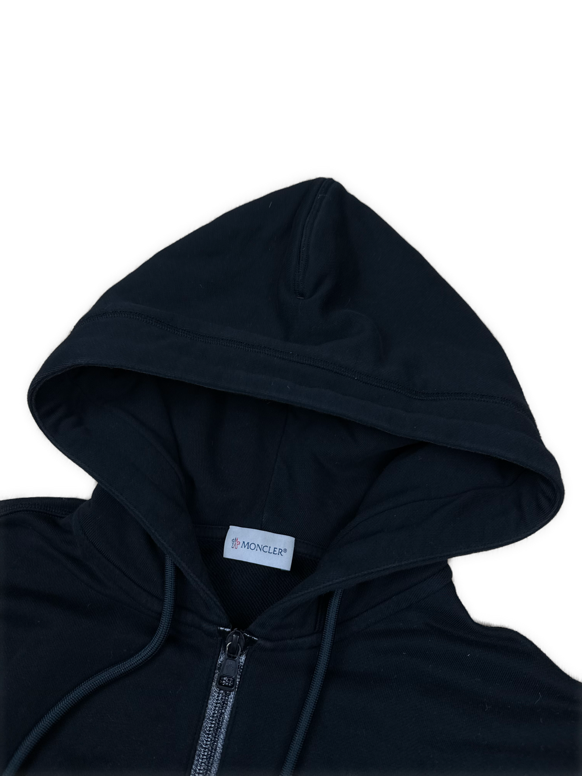 black Moncler sweatjacket