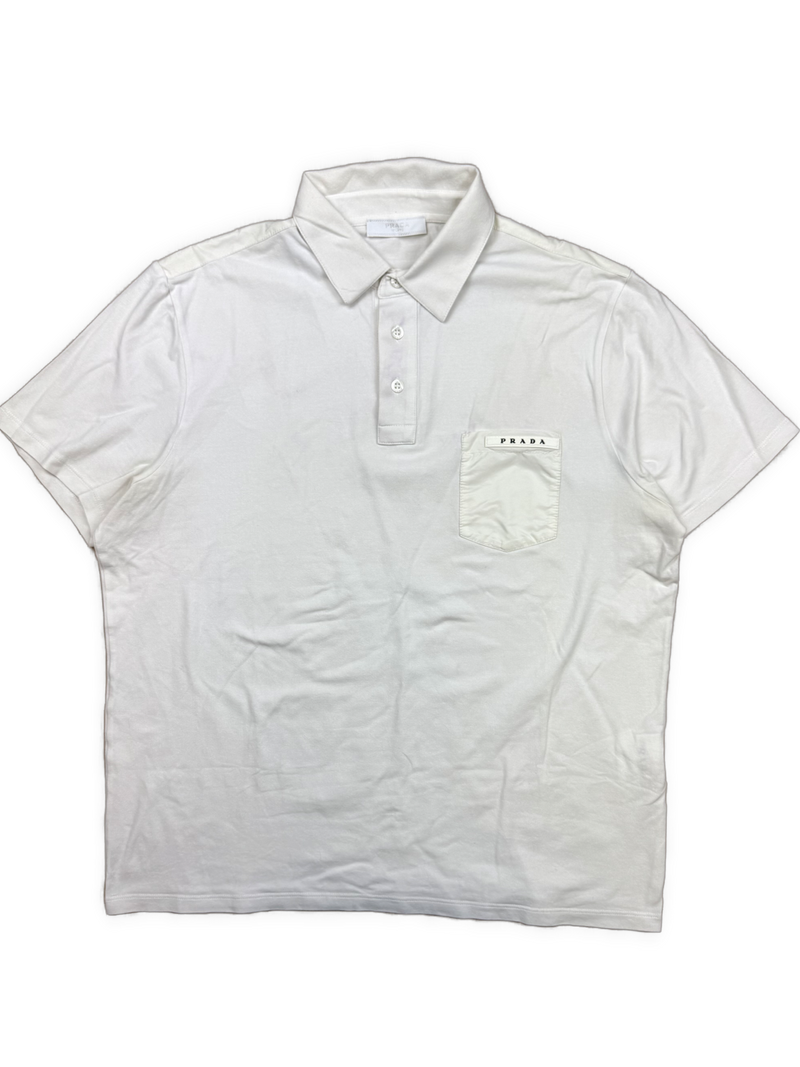 white Prada polo {L}