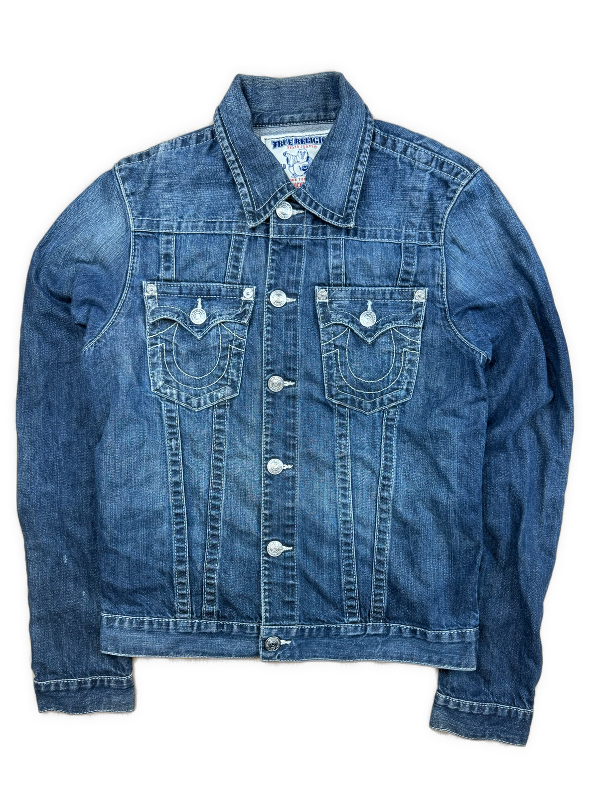 vintage True Religion jeansjacket {M}
