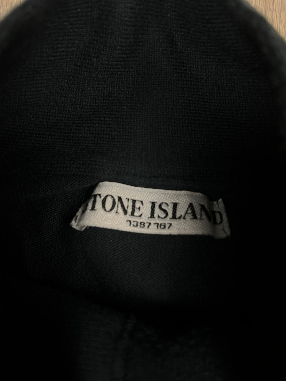 vintage Stone Island knitted halfzip {S}