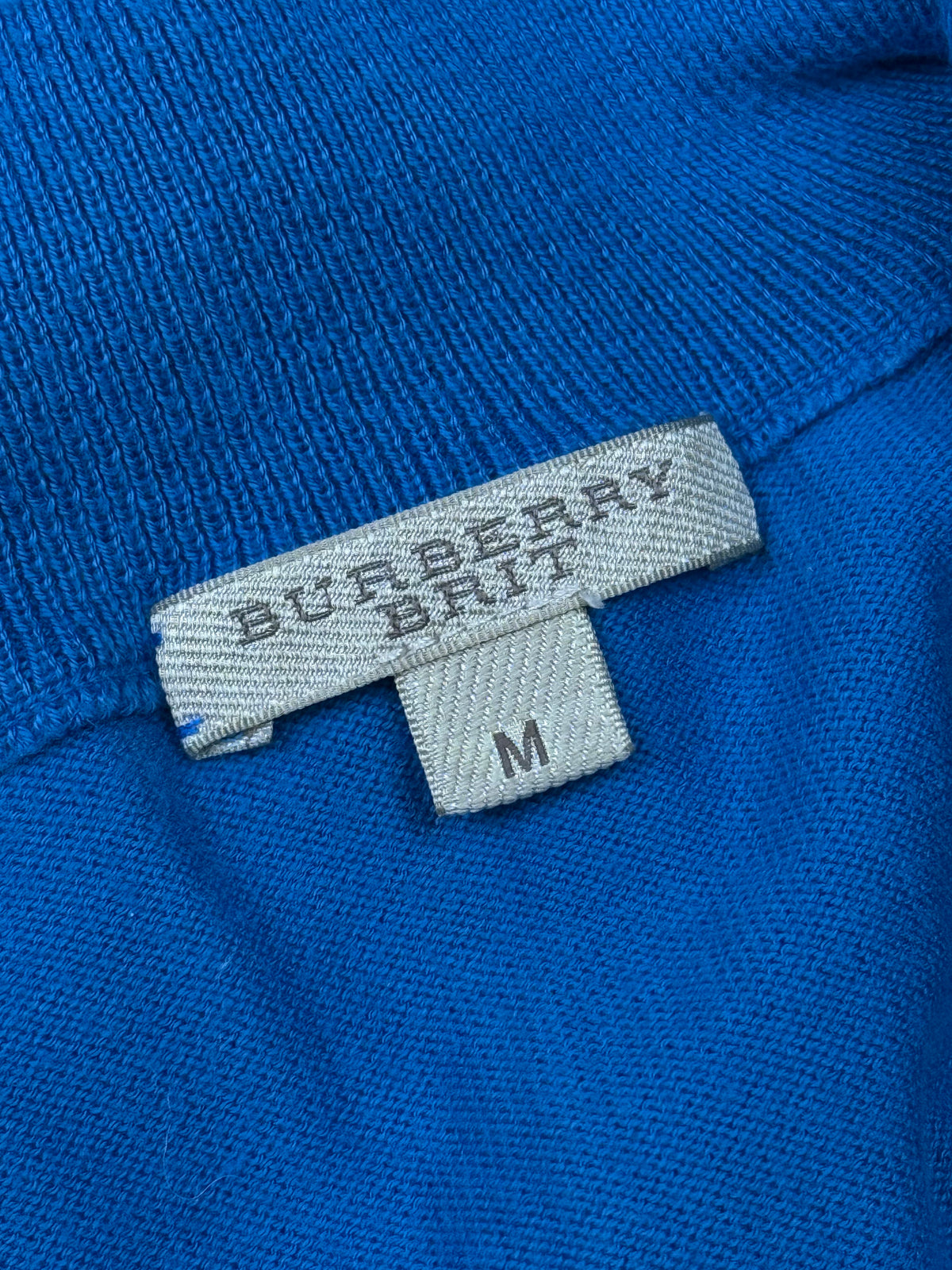 vintage Burberry quarterzip {S}