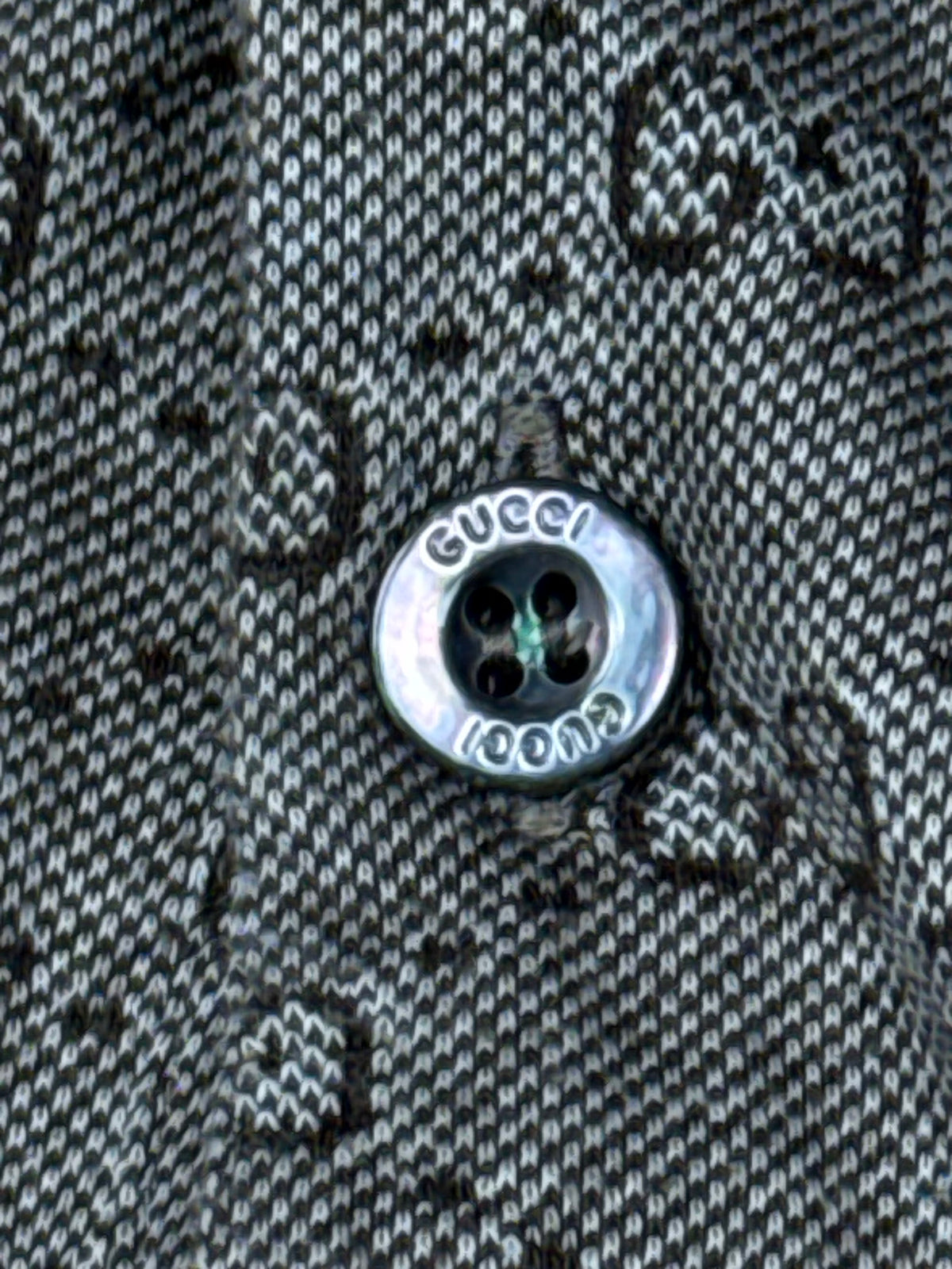 vintage Gucci monogram polo