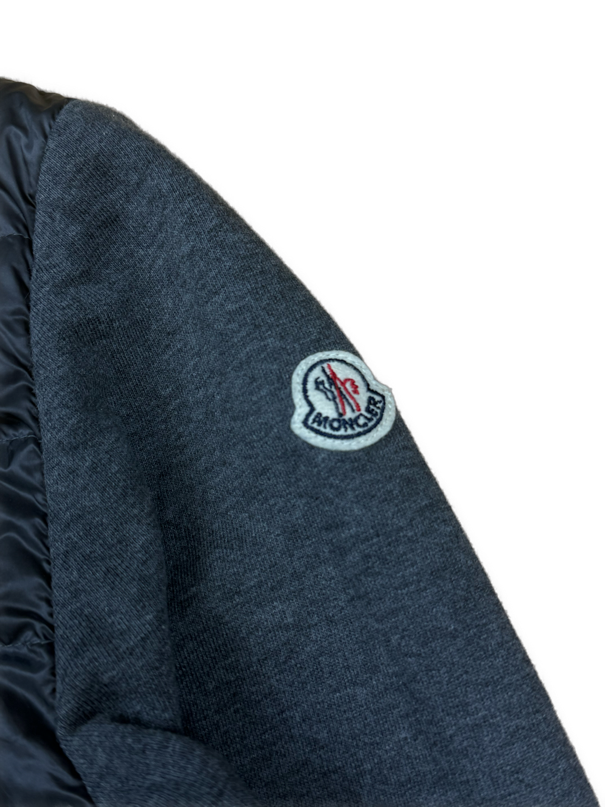vintage Moncler hybrid sweatjacket