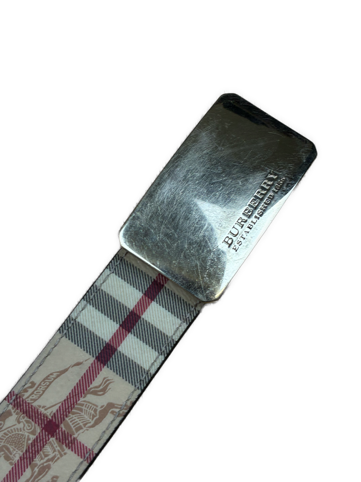 vintage Burberry belt