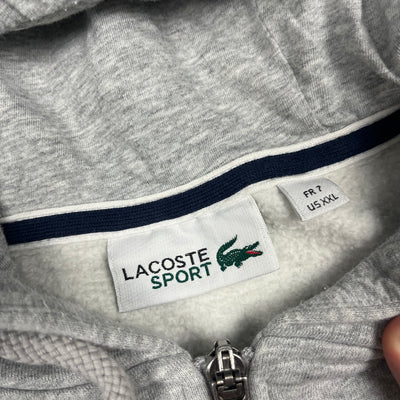 grey Lacoste sweatjacket {XL}