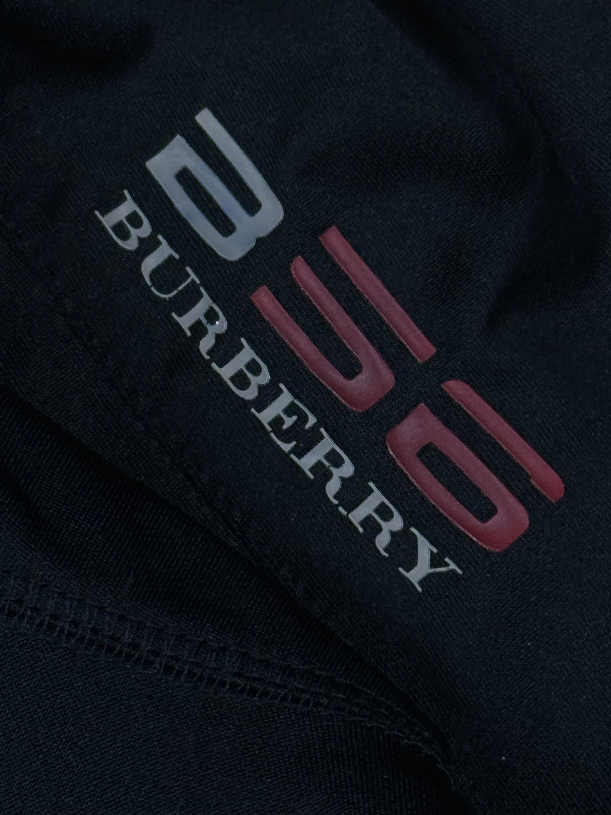 vintage Burberry quarterzip {L}