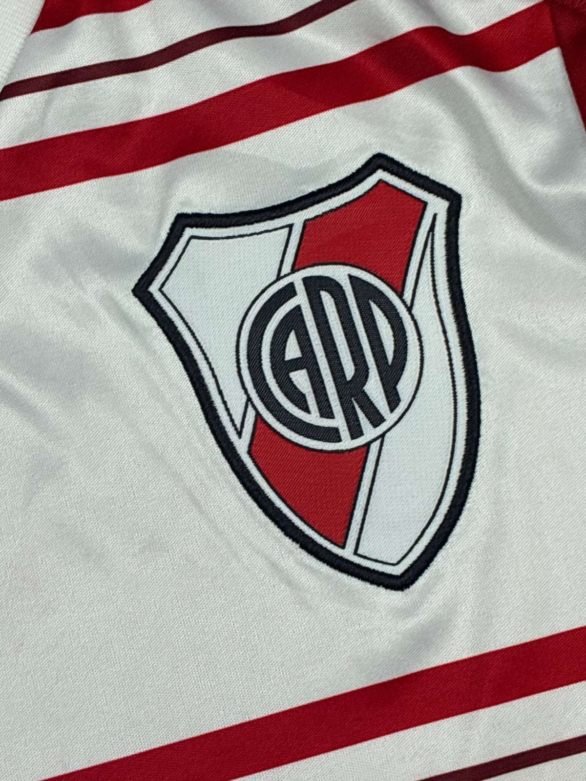red Adidas Club Athletico River Plate home jersey {S}