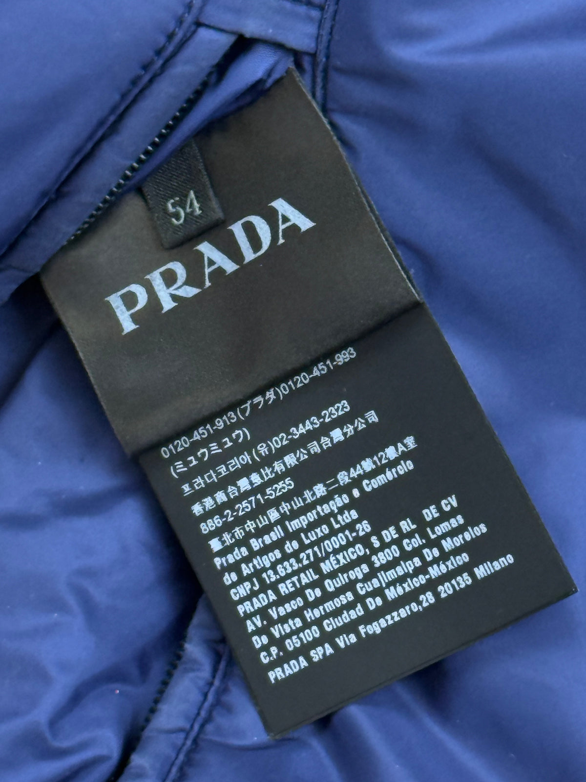navyblue reversible Prada winterjacket {L}