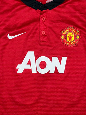 vintage Nike Manchester United v.PERSIE20 2013-2014 home jersey {S}