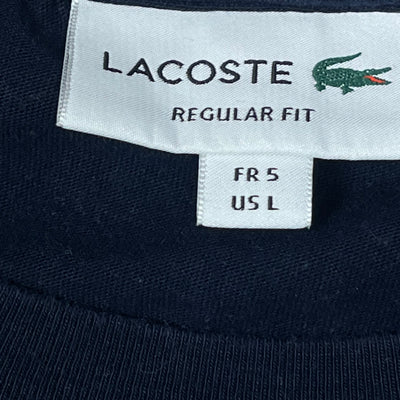navyblue Lacoste t-shirt {L}