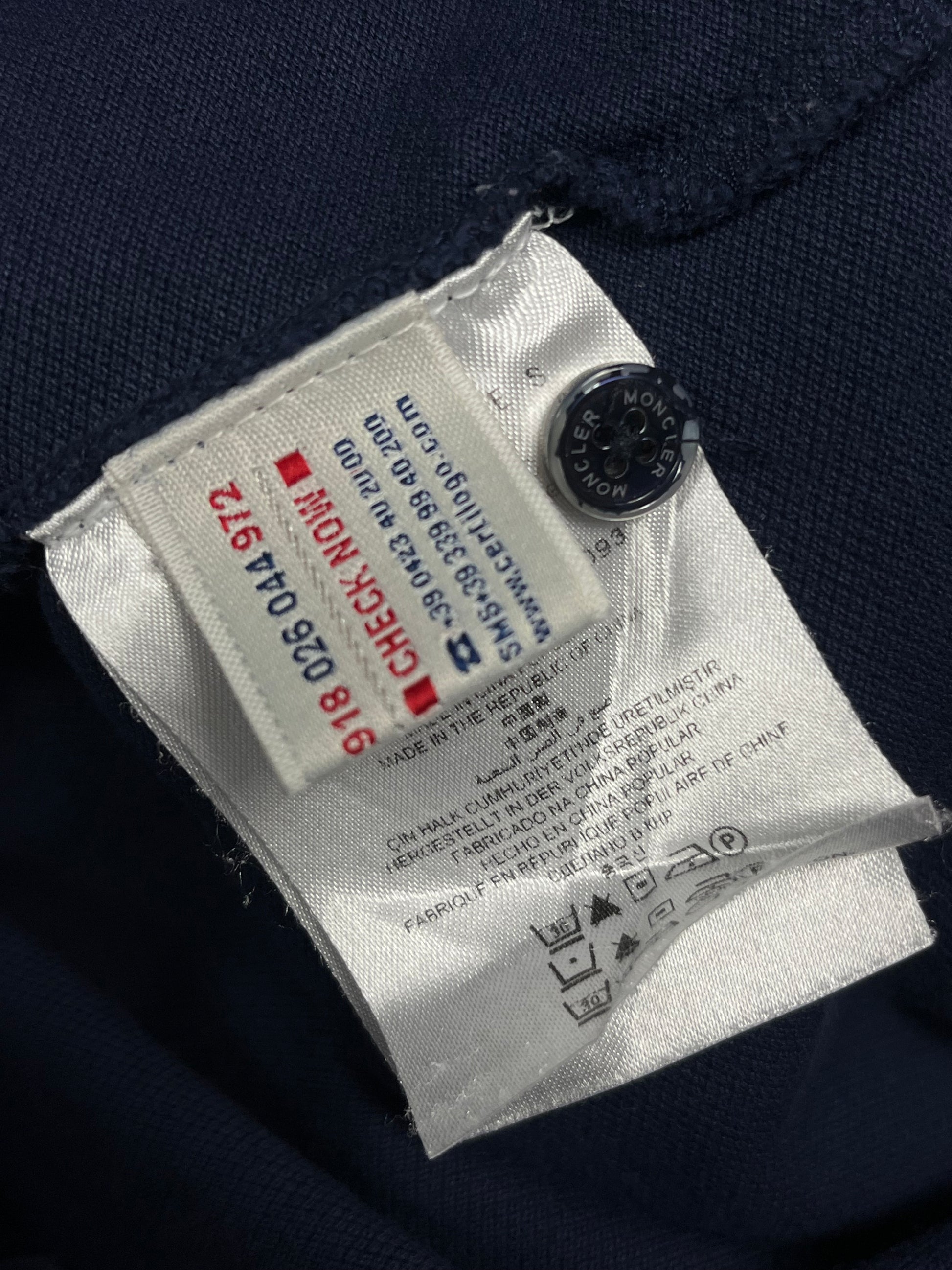 vintage Moncler polo long {S}
