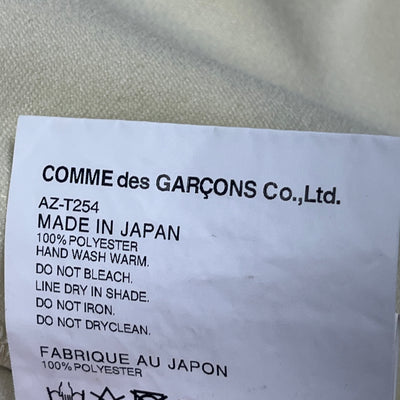 beige CdG Comme des Garçons sweatjacket {M}