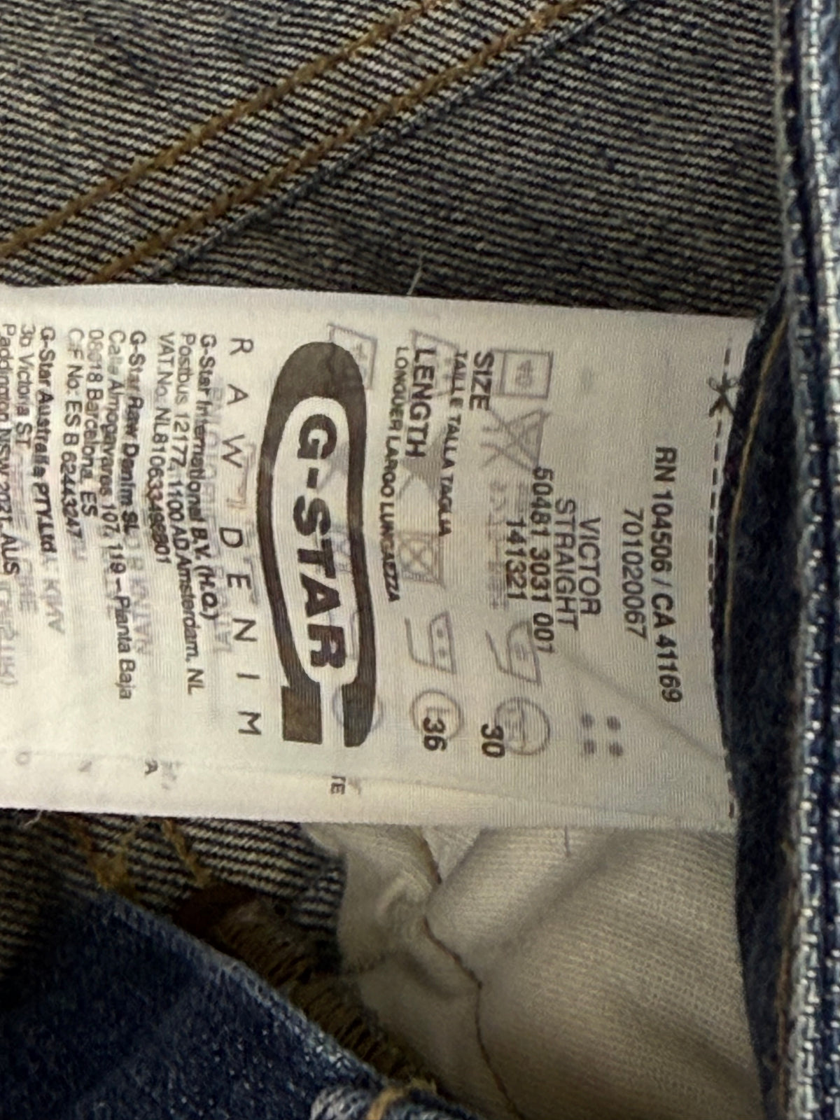vintage G-STAR jeans {M}