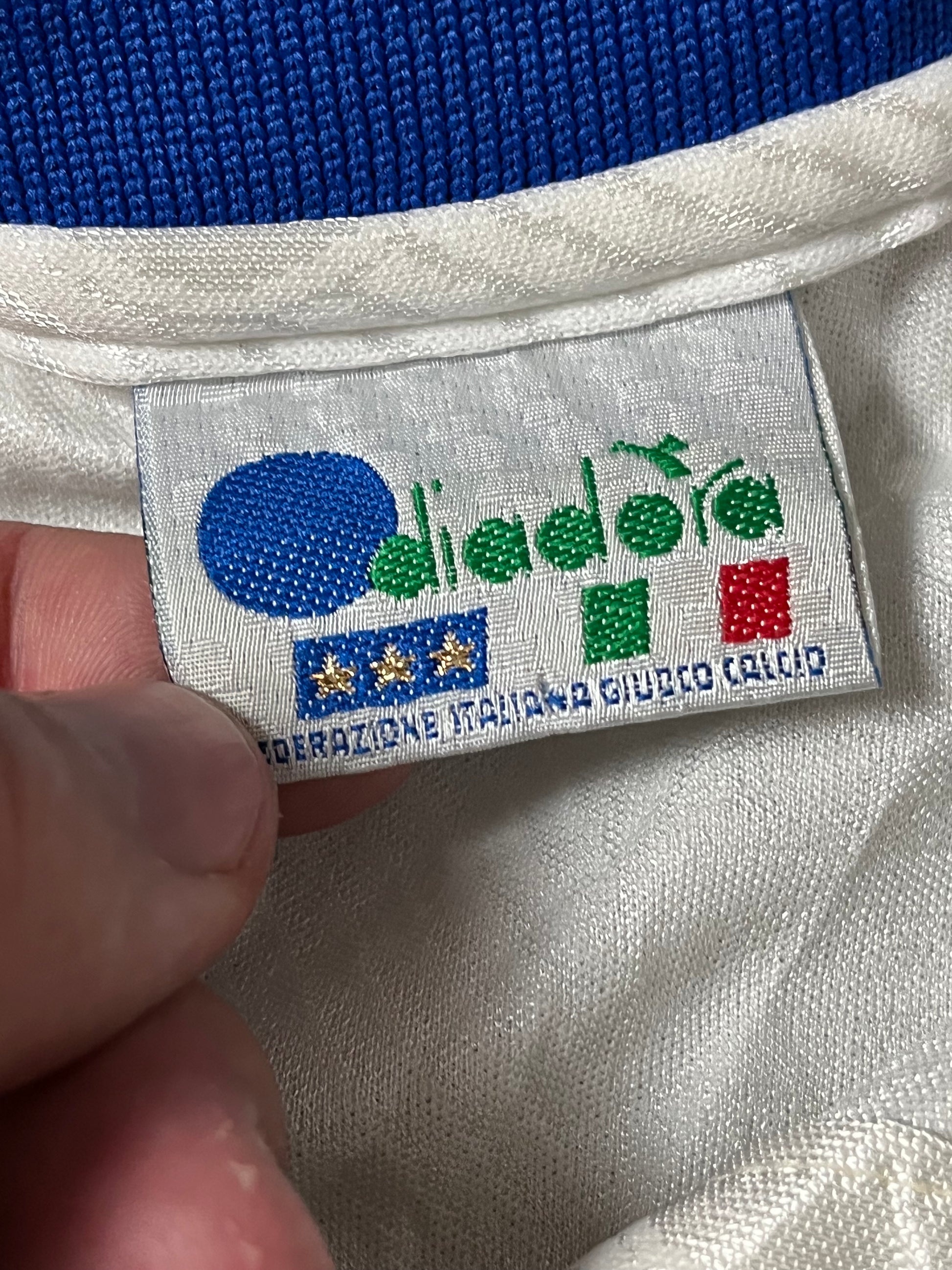vintage DIADORA Italy 1992 away jersey {M}