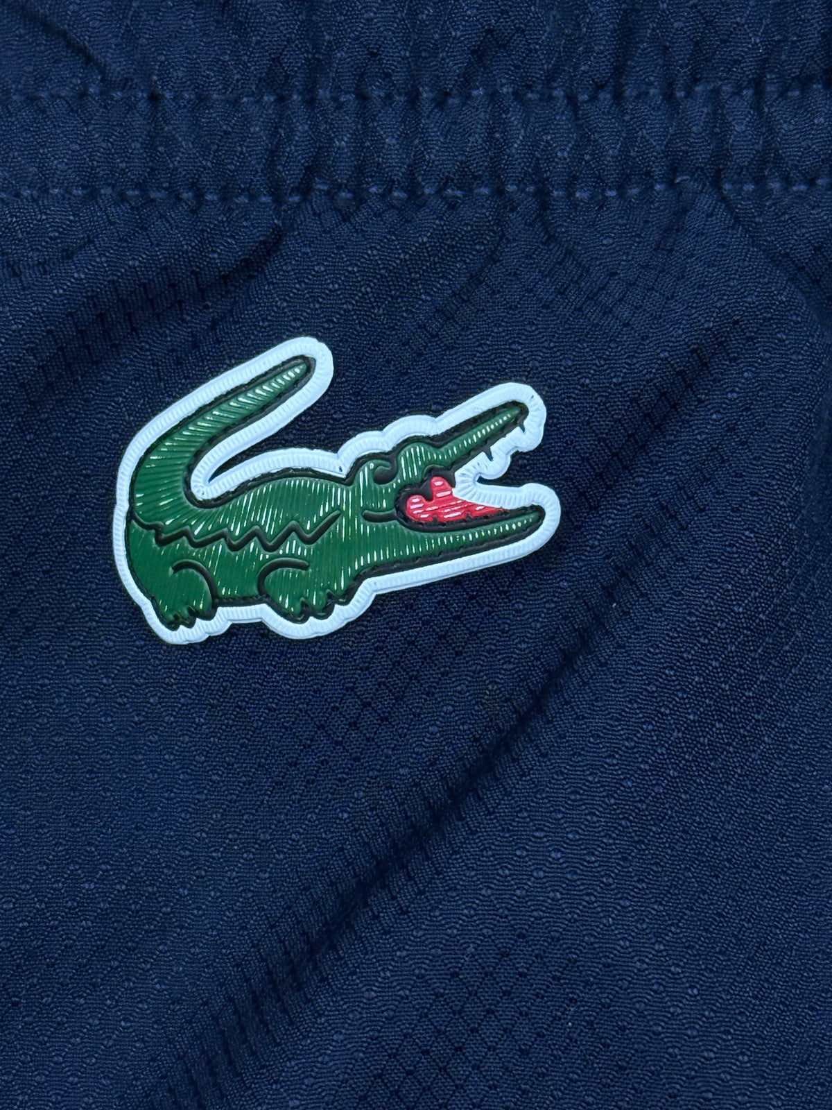 navyblue Lacoste trackpants {S}