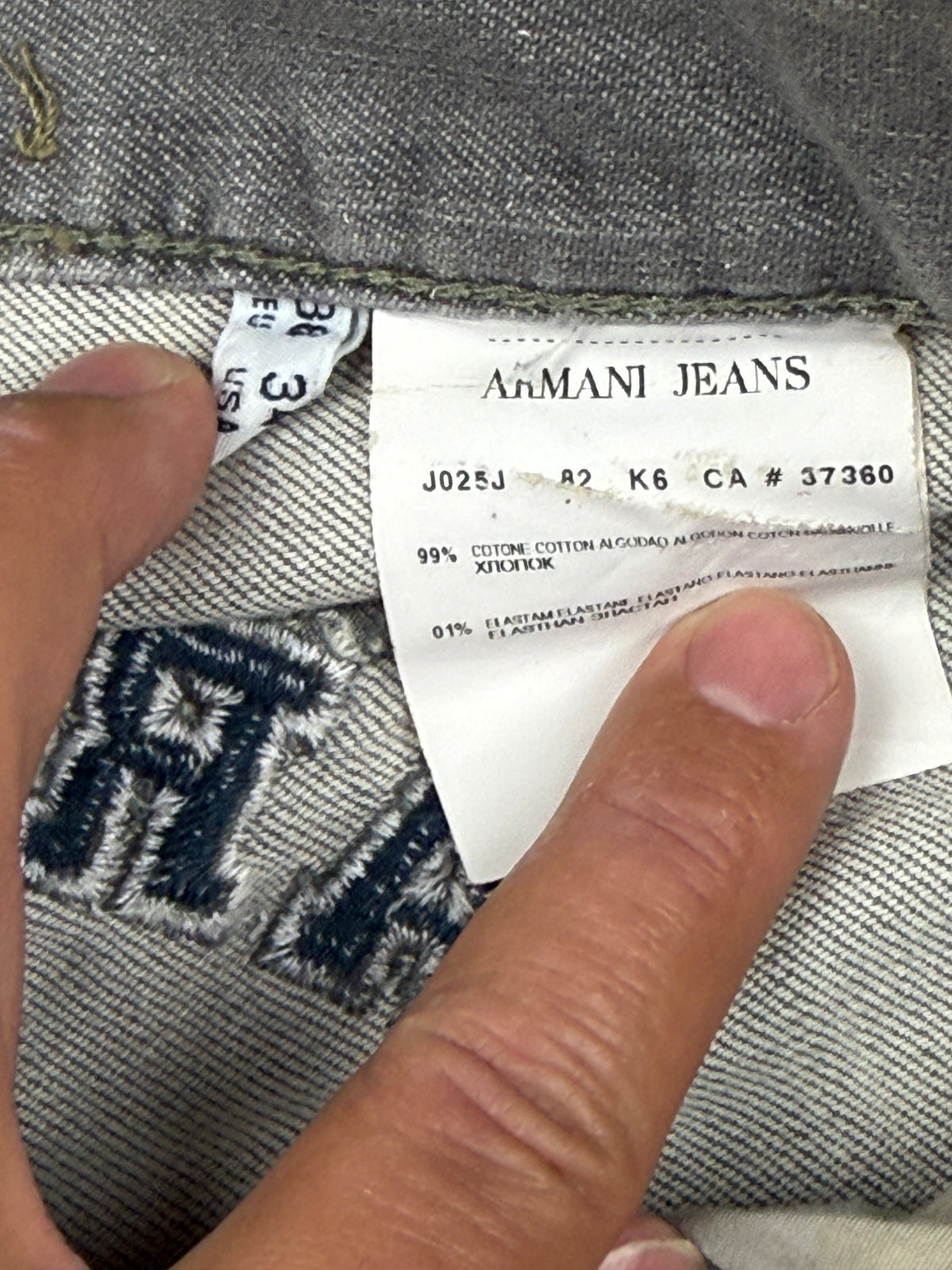 vintage Armani jeans