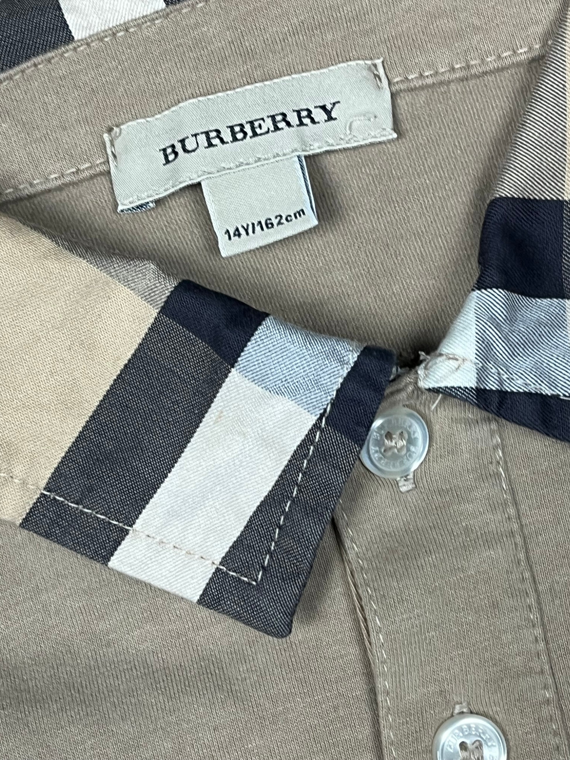 vintage Burberry polo long {XS}