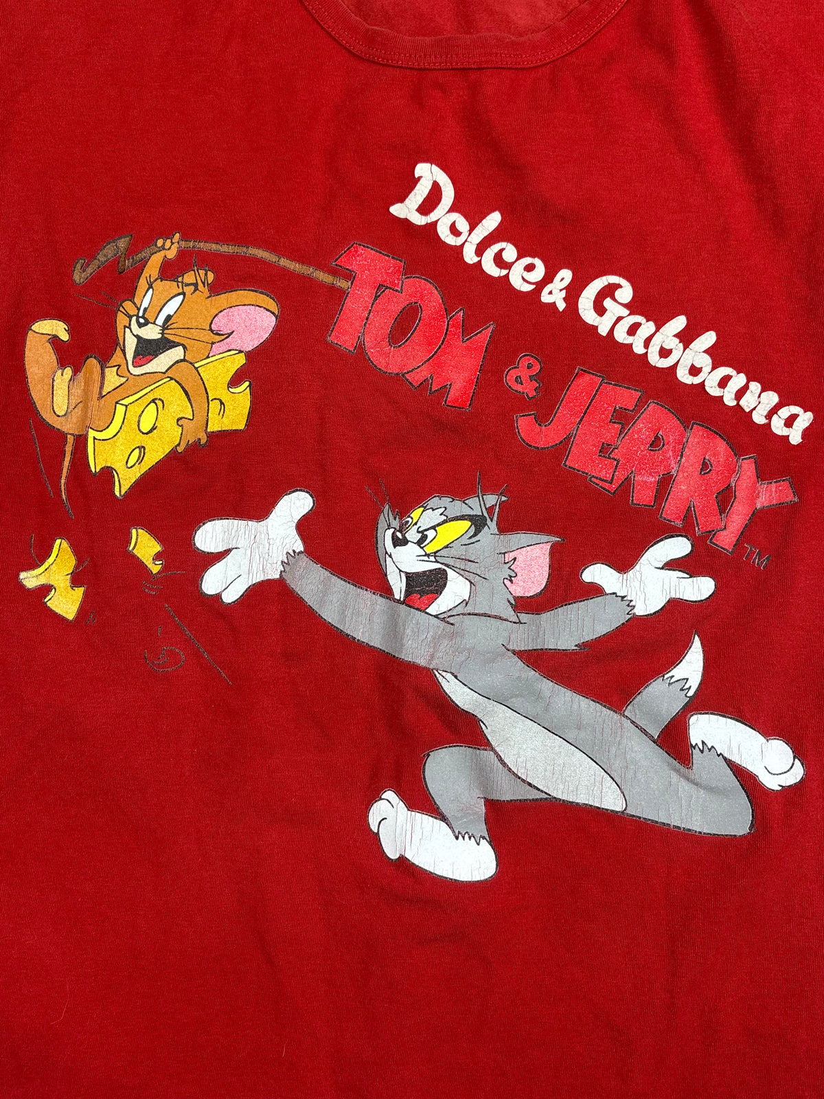 vintage Dolce & Gabbana X Tom & Jerry t-shirt {S}