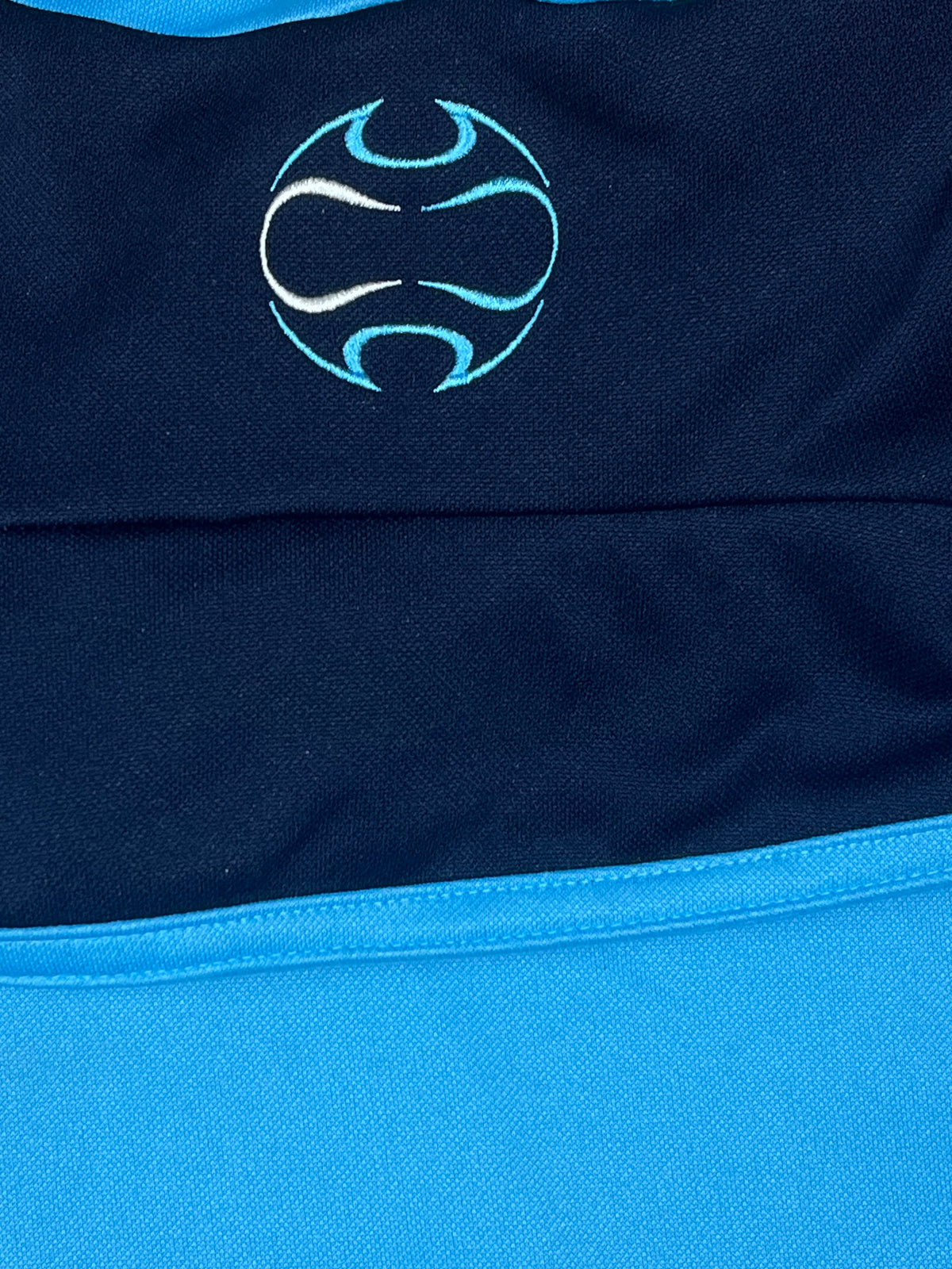 vintage Adidas Olympique Marseille halfzip {L}
