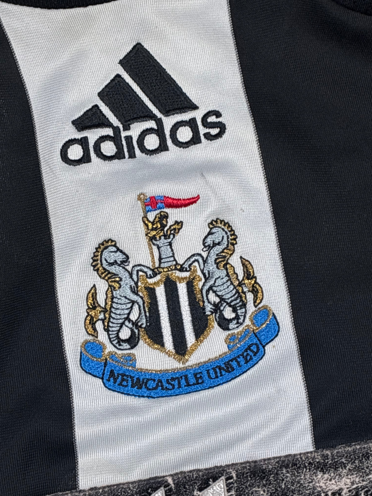 vintage Adidas Newcastle United home jersey {S}
