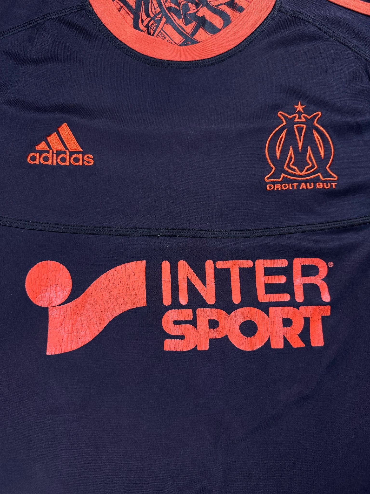 vintage Adidas Olympique Marseille away jersey {M}