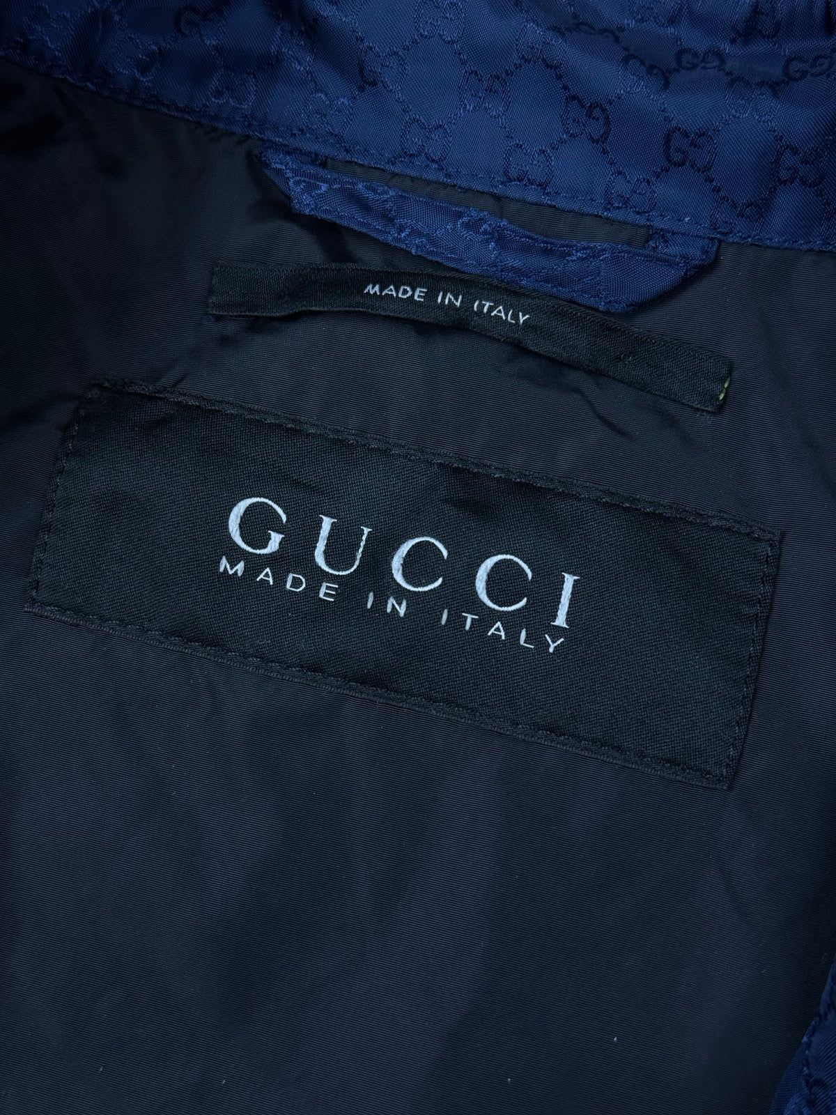 vintage navyblue Gucci monogram windbreaker