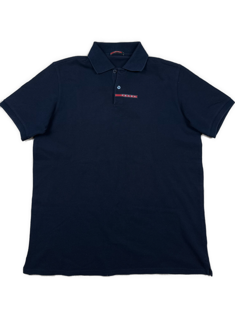 vintage black Prada polo