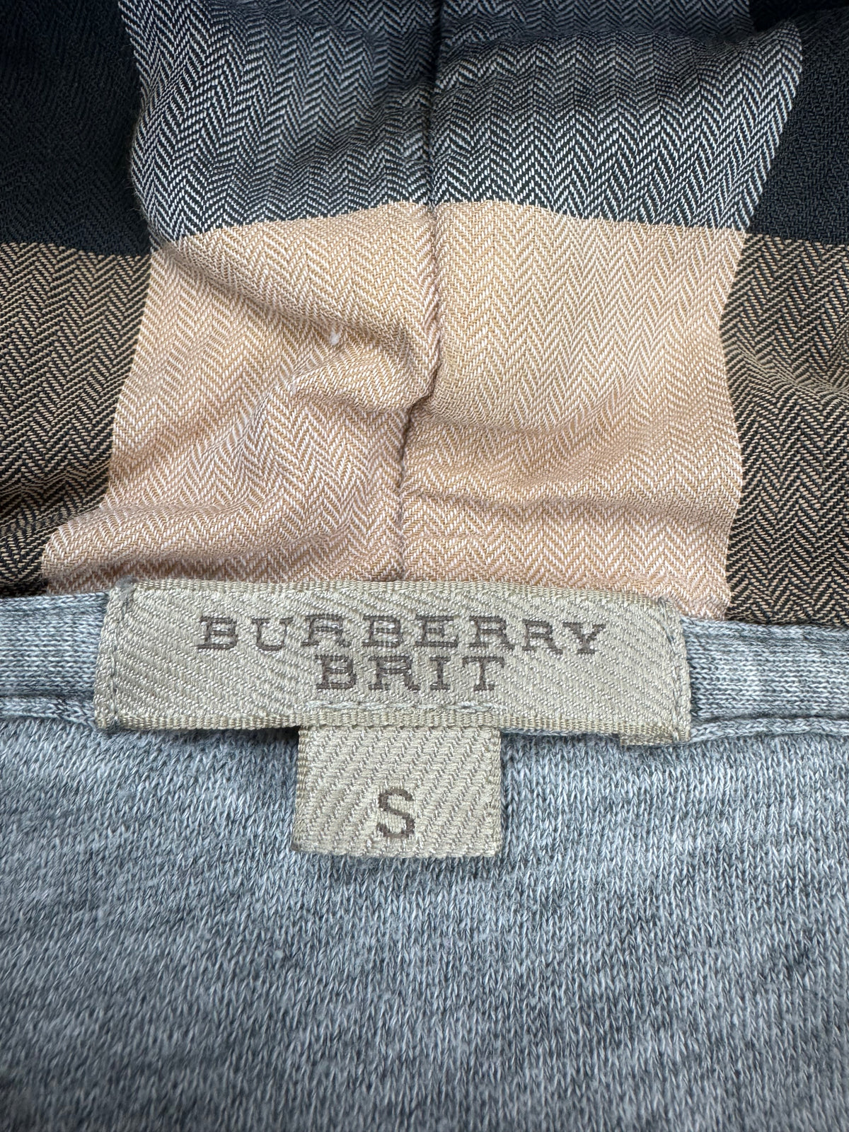 vintage Burberry sweatjacket {S}