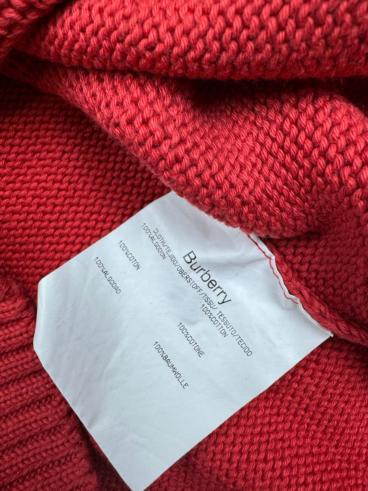 vintage Burberry knittedsweater {L}