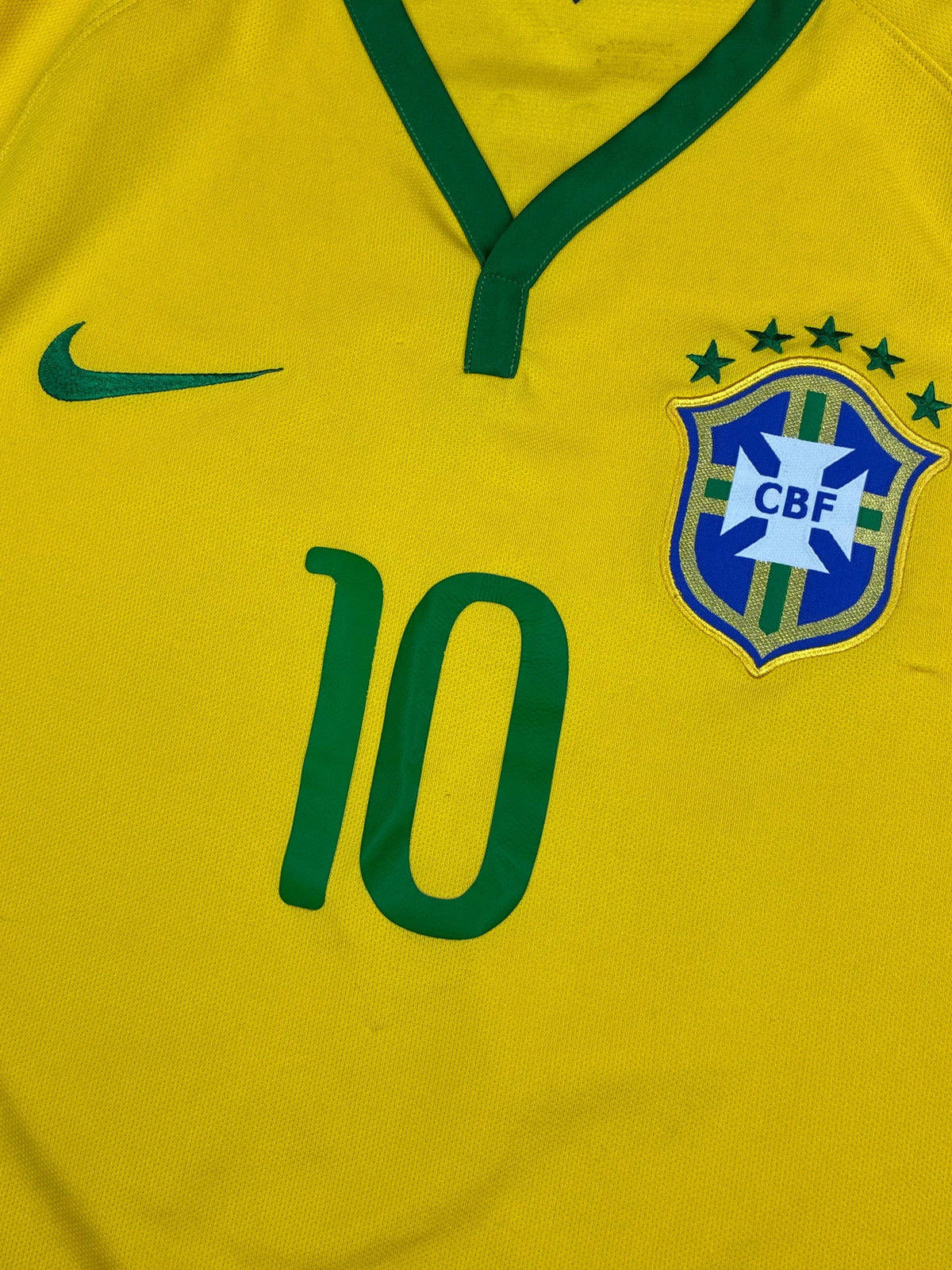 vintage Nike Brasil NEYMAR10 home jersey {M}