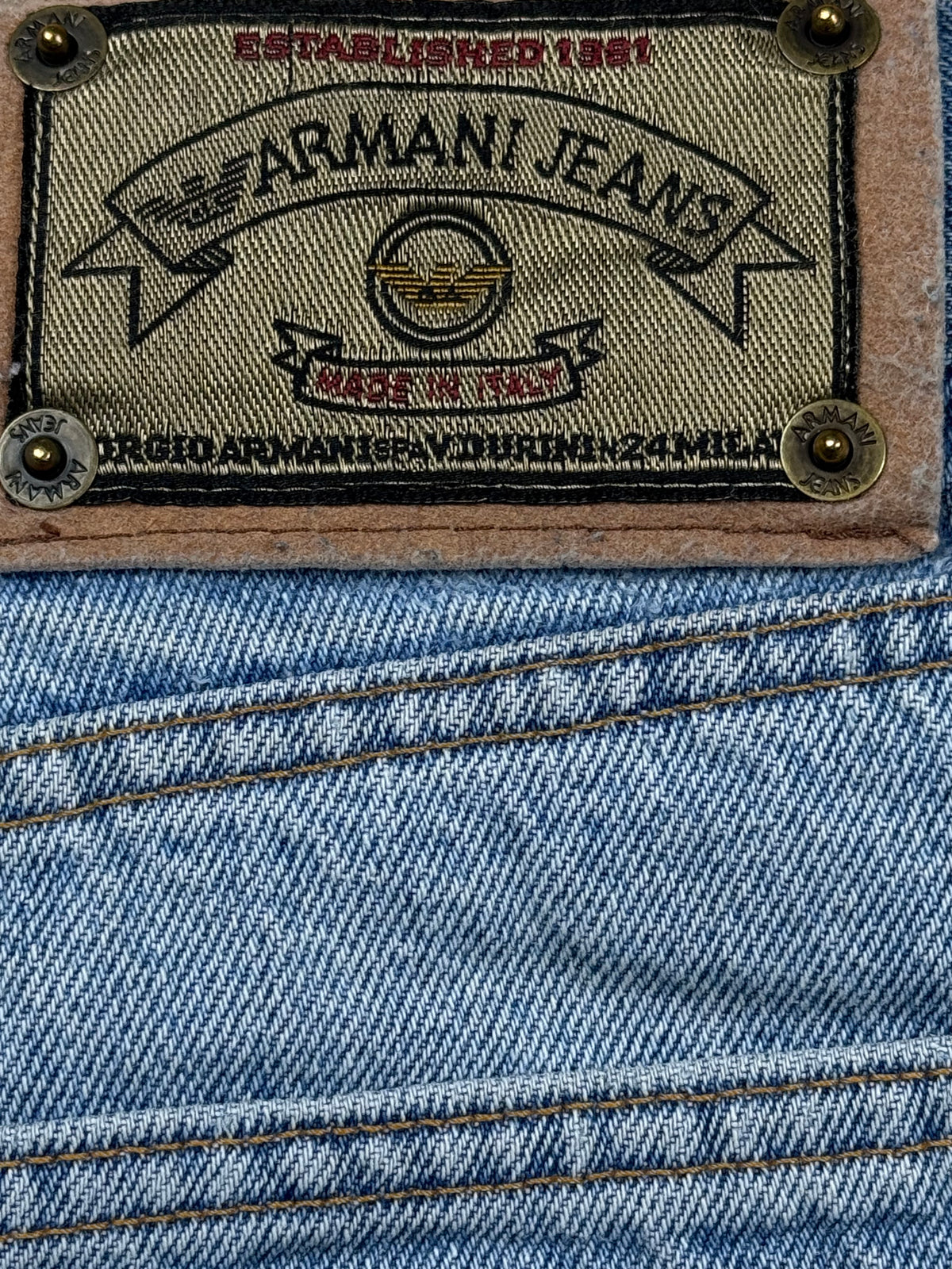 vintage Armani jeans