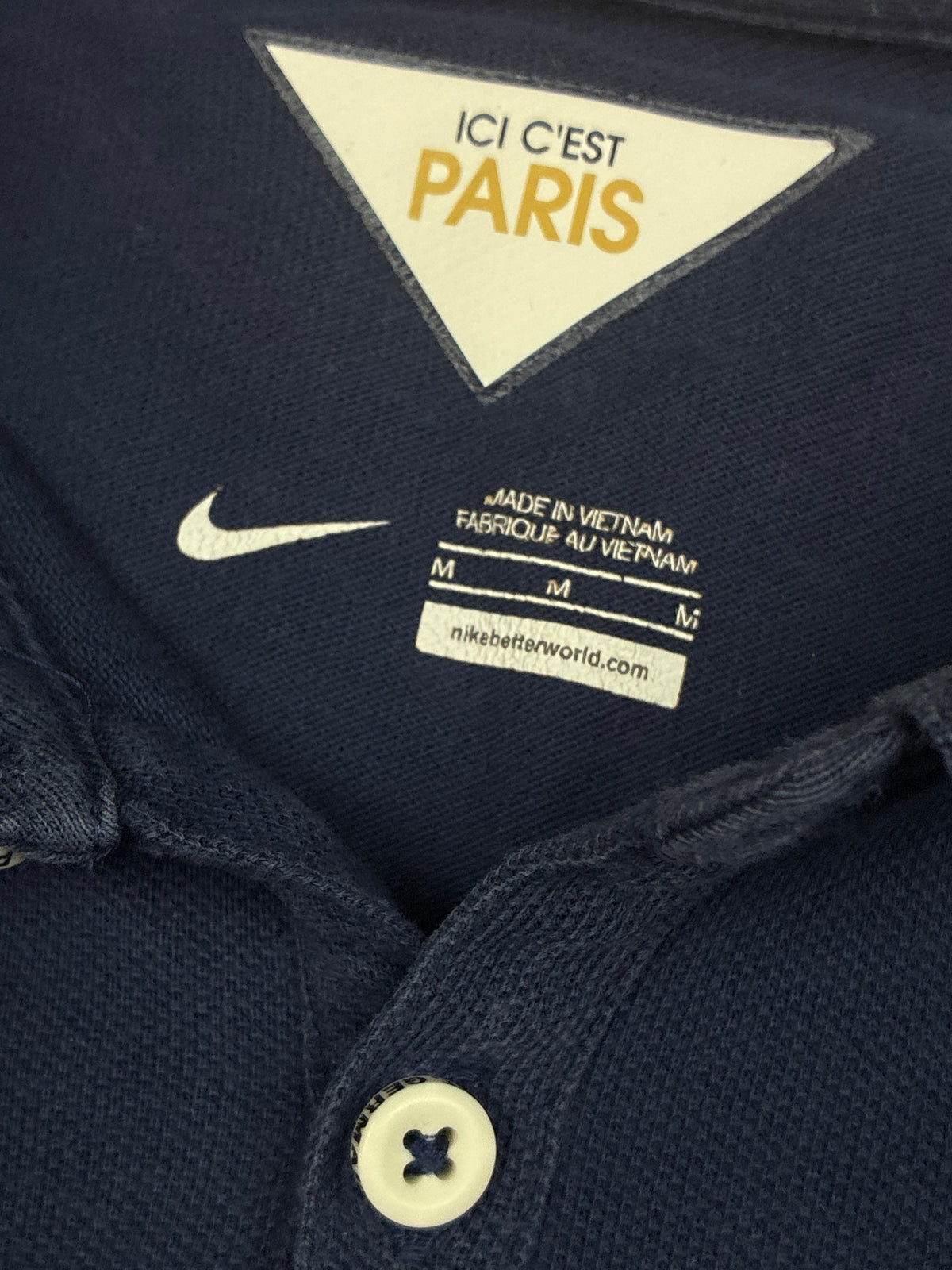 vintage Nike PSG Paris Saint Germain polo {M}