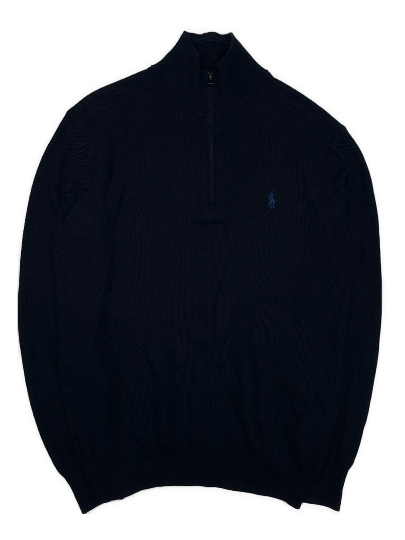 navyblue Polo Ralph Lauren quarterzip {S}