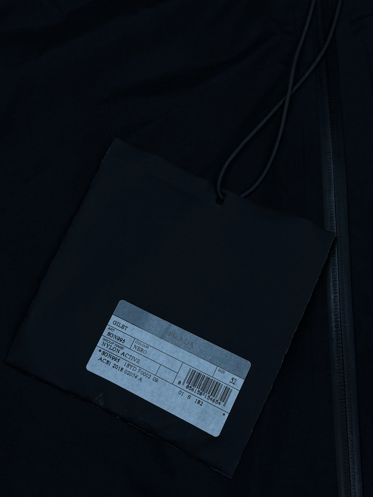black Prada vest DSWT
