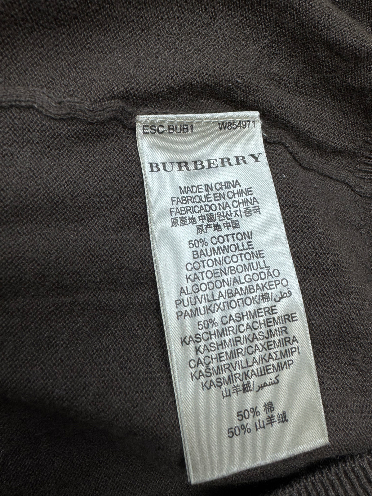 vintage Burberry knittedsweater {S}