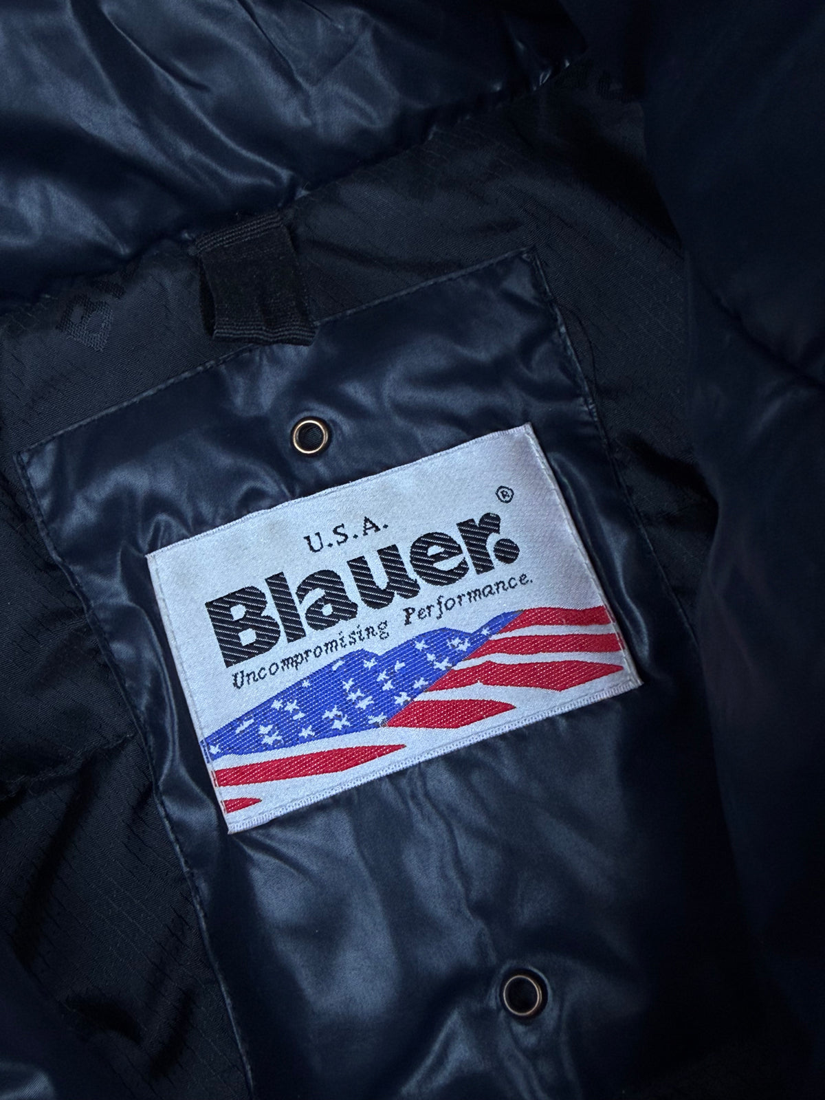 vintage navyblue Blauer winterjacket {S}