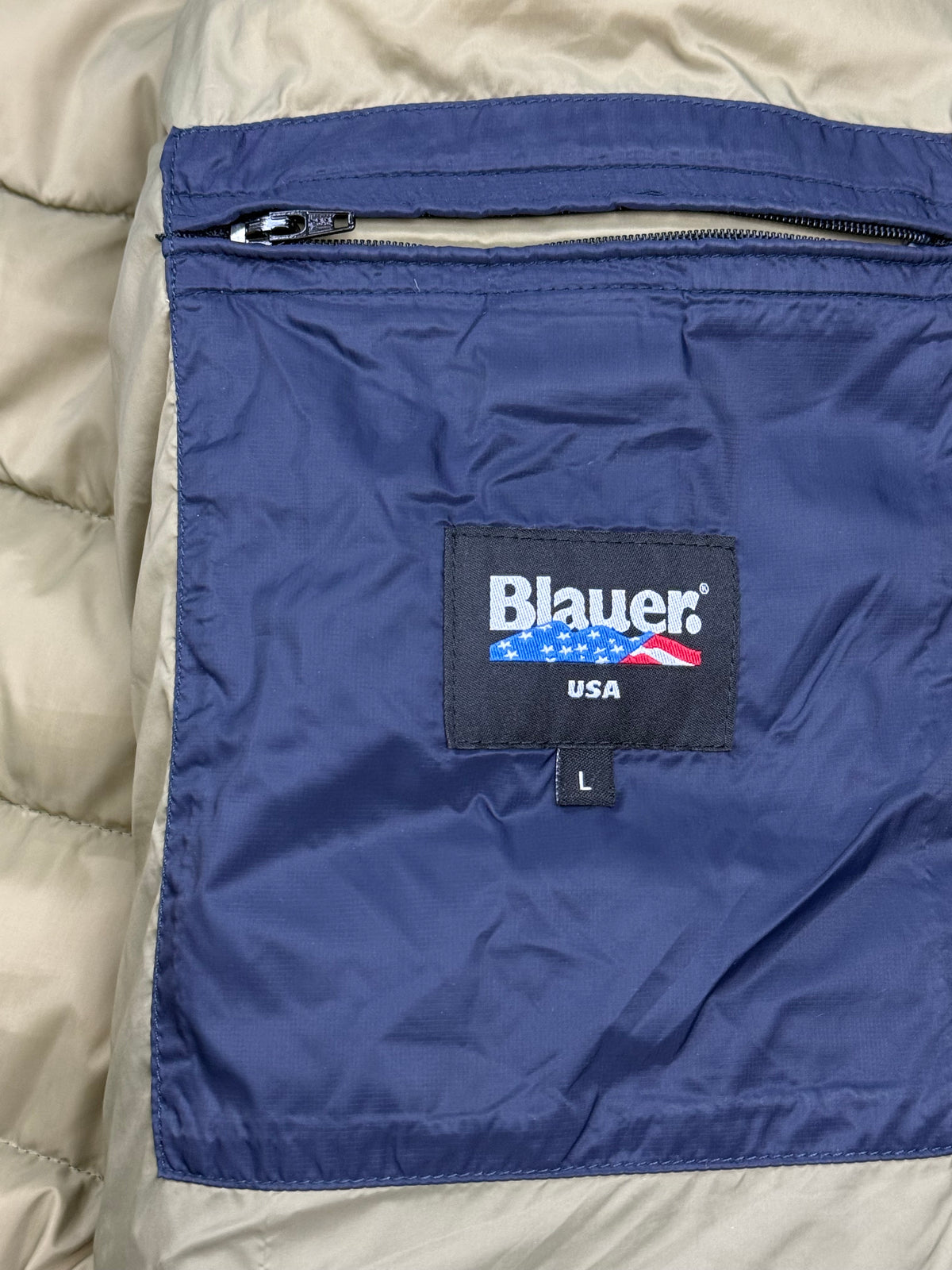 vintage Blauer winterjacket