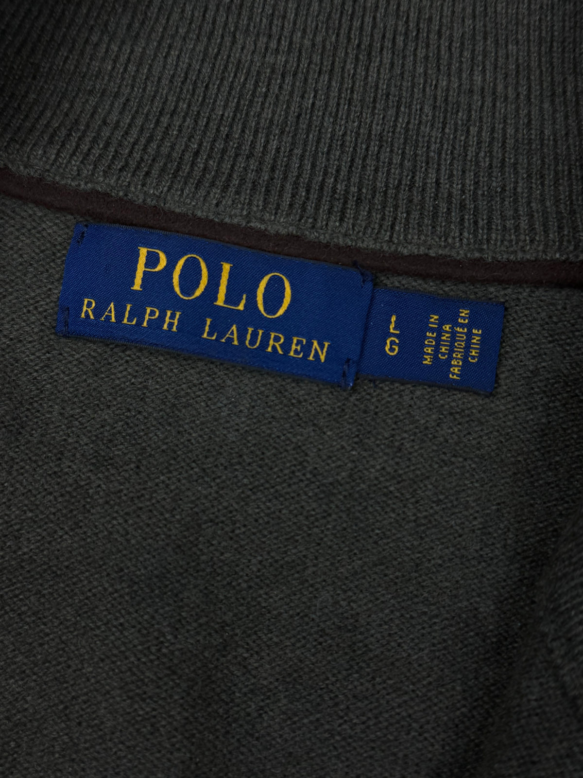 vintage Polo Ralph Lauren quarterzip {L}