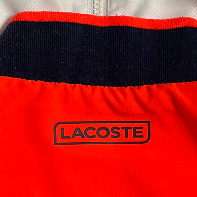 orange/navyblue Lacoste tracksuit {M}